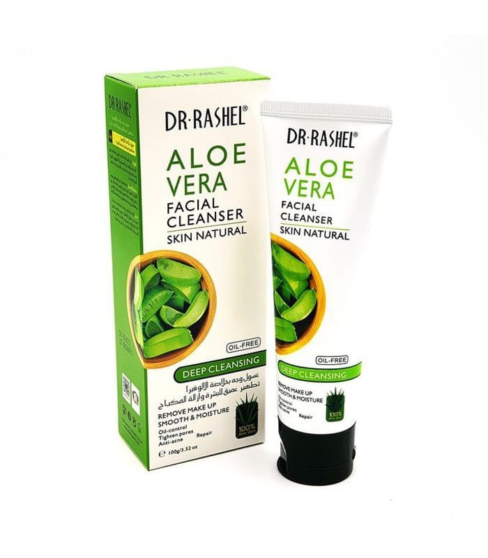 Dr-Rashell-Nettoyant-Visage-a-lAloe-Vera-Demaquillant-Anti-Acne-150ml-1.jpg Dr.Rashel - Skin Natural - Aloe Vera Soothing & Moisture Cleansing Milk