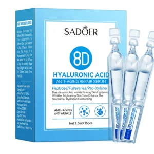 Sérum pour le visage à l'acide hyaluronique, Anti-vieillissement, nourrissant en profondeur, fullerènes, collagène, rides, blanchissant, Lifting, soins pour la peau, coréen